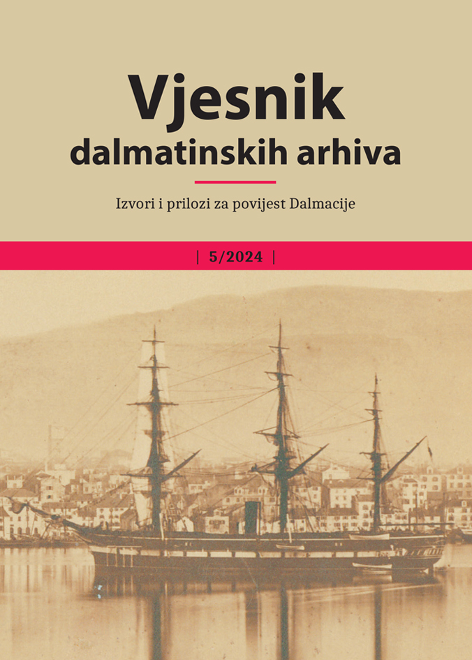 					Pogledaj Svezak 5 Br. 1 (2024): Vjesnik dalmatinskih arhiva - Izvori i prilozi za povijest Dalmacije
				